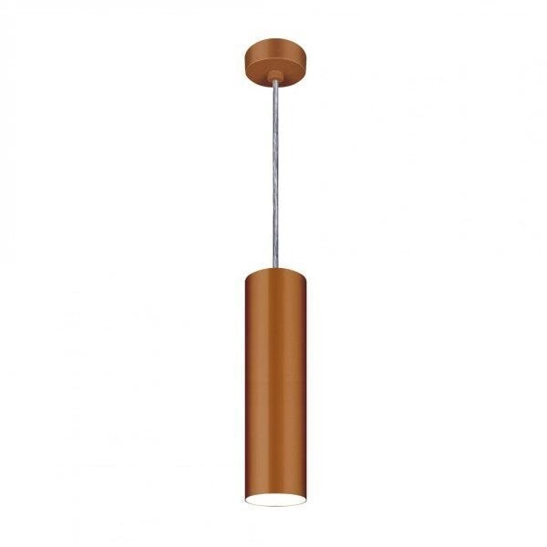 Pendente Viena Tubo 30cm Woods Cobre Fosco