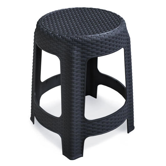 Banqueta Premium Arqplast Rattan Preta