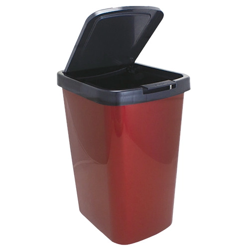 Lixeira Click Label Metalizada 9l