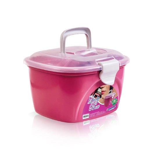 Maleta Lady Box Rosa 25335 Arqplast