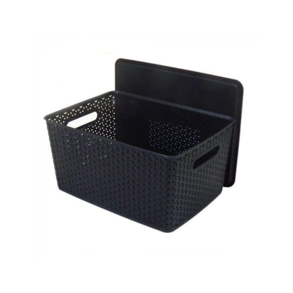 Cesto Org Rattan Preto