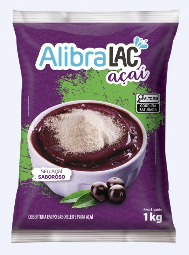 Cobertura Em Po Sabor Leite P/ Acai Alibr