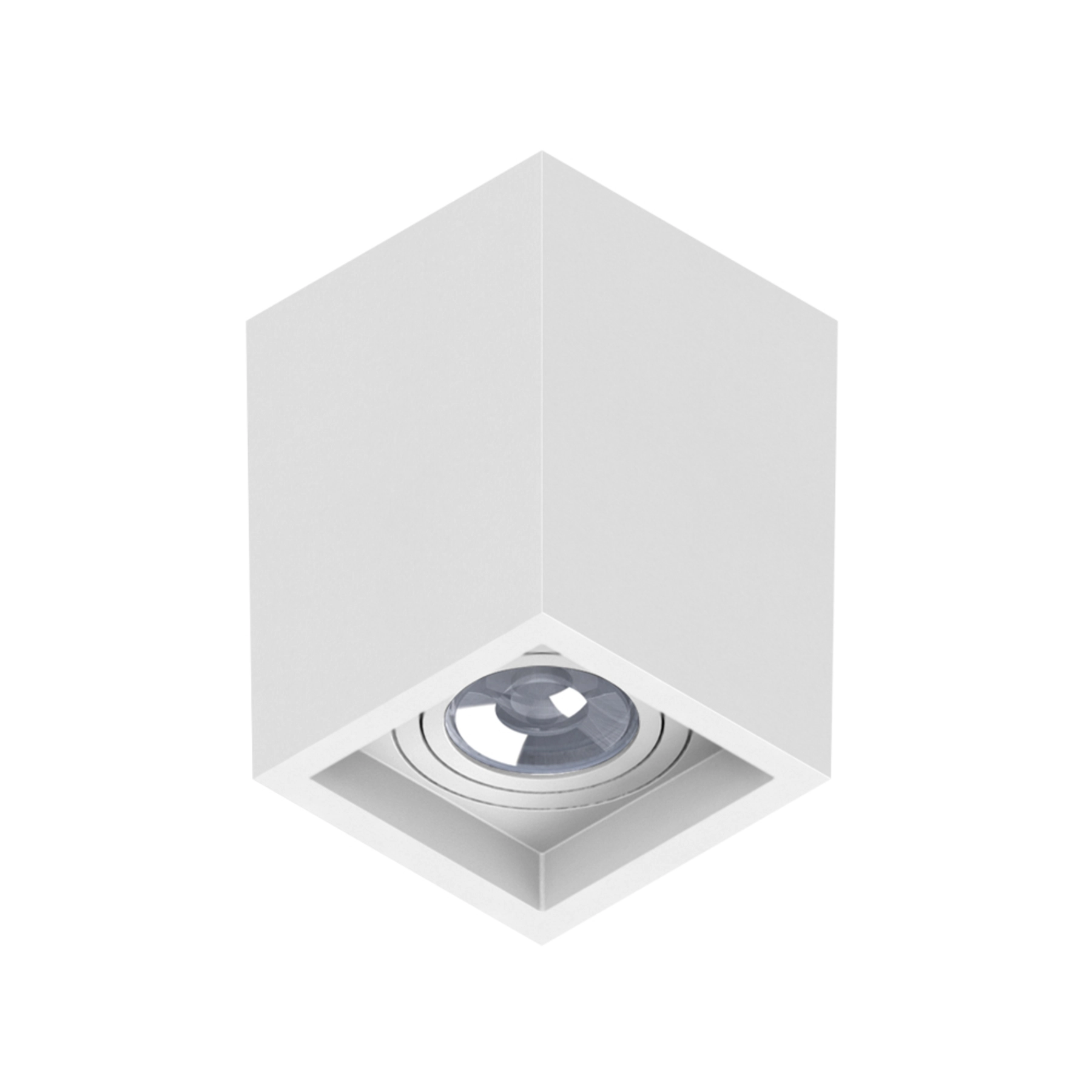 Spot de Sobrepor Quadrado Branco Boxit Dicroica Save Energy