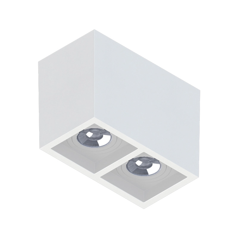 Spot de Sobrepor 2 Lâmpadas Plástico Branco Boxit Save Energy