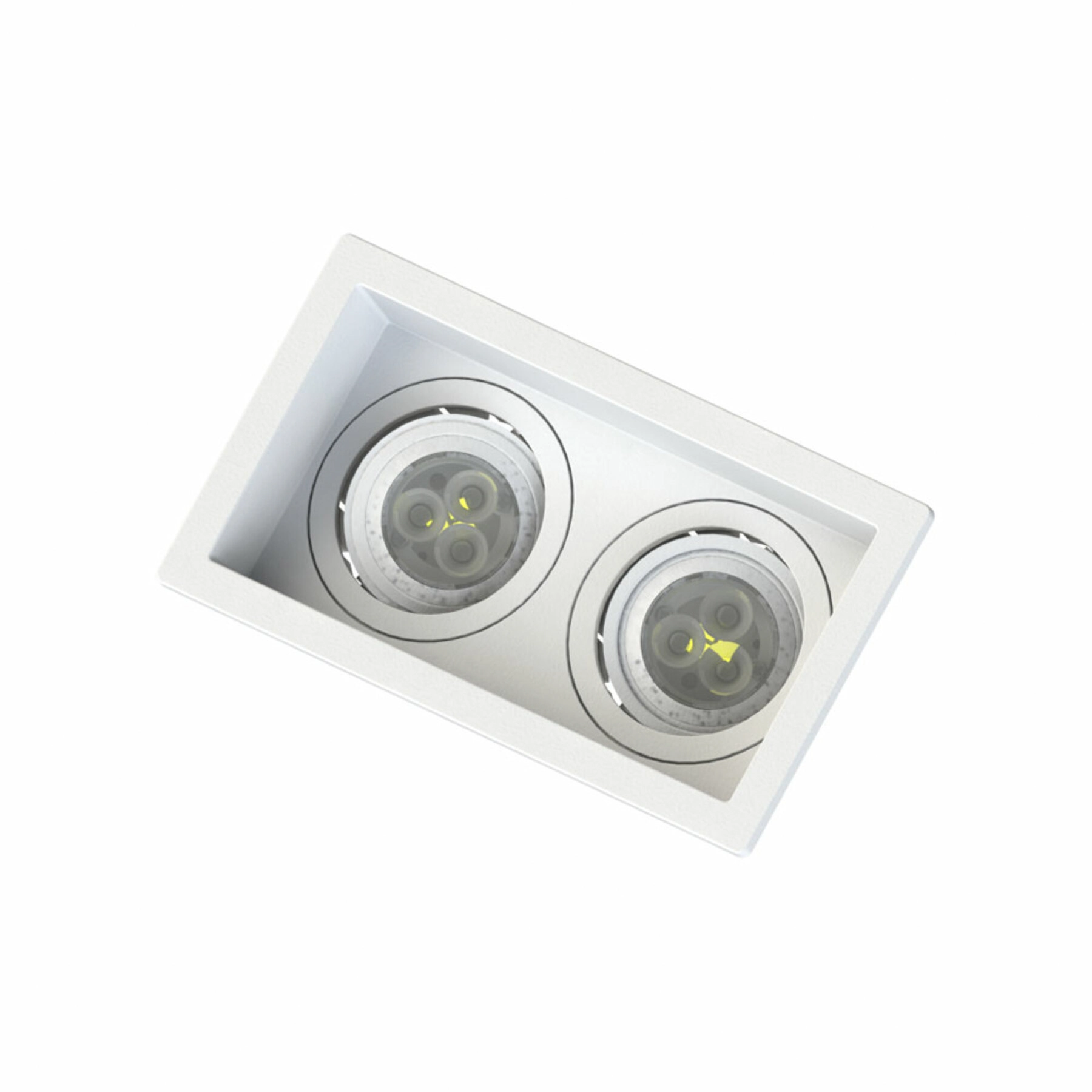 Spot de Embutir Recuado Branco Mini Dicroica Save Energy