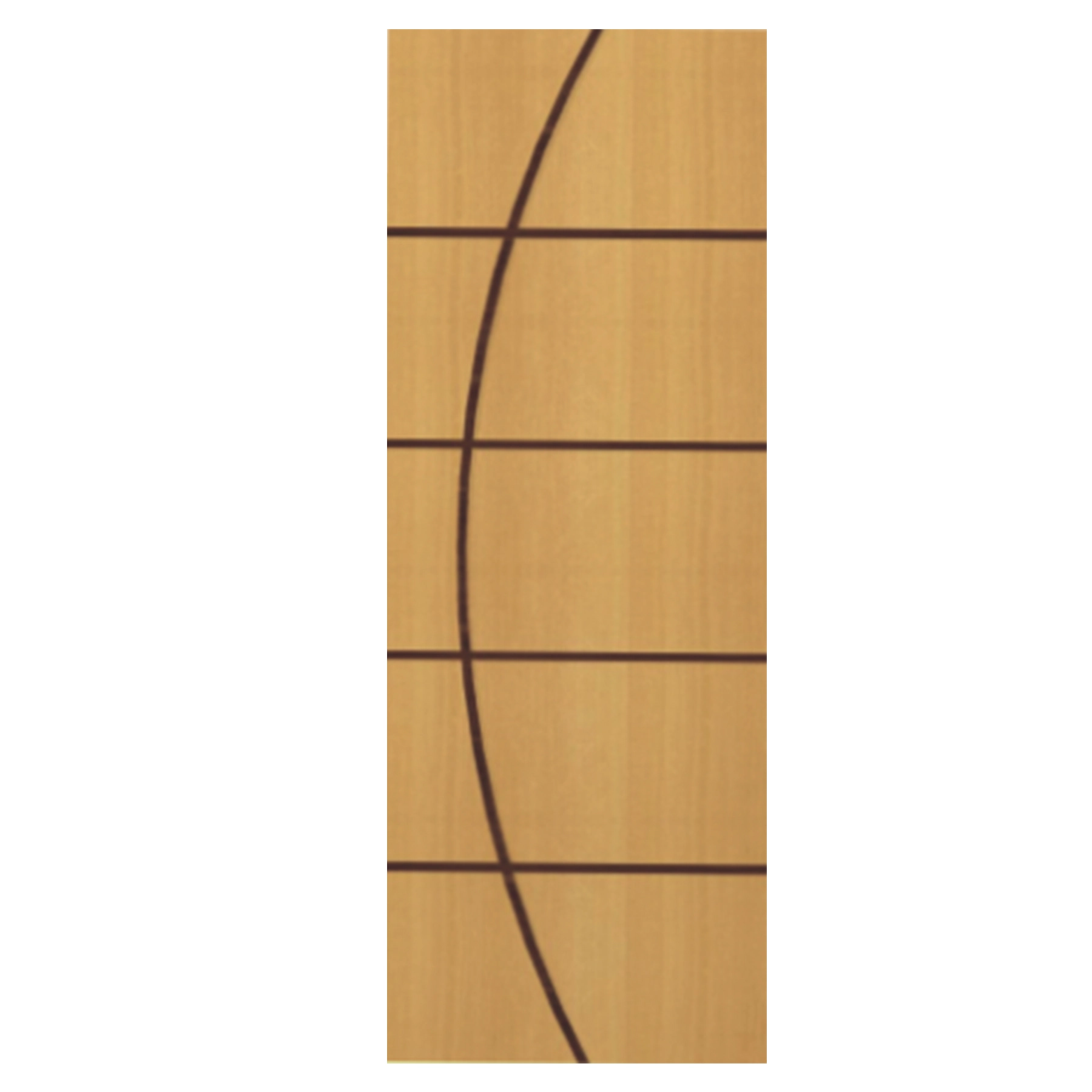 Folha de Porta Madeira de Giro ou Correr Direito|Esquerdo Marrom 210x100cm Sarrafeada Decorada Pinhal Portas