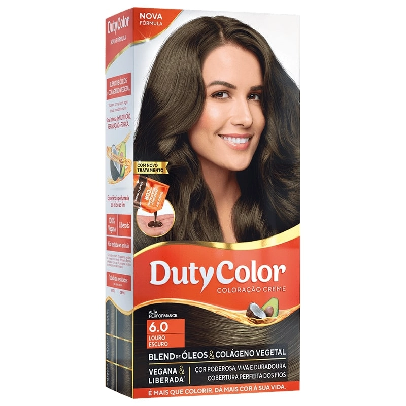 Kit Coloracao Duty Color 6.0 Louro Esc.