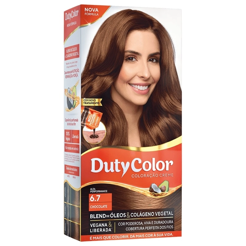 Kit Coloracao Duty Color 6.7 Chocolate