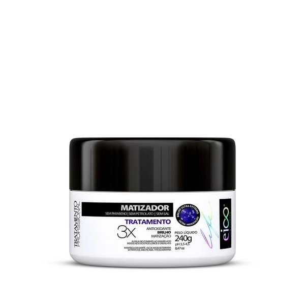 Creme/mascara Tratamento Eico Life Matizador 240g