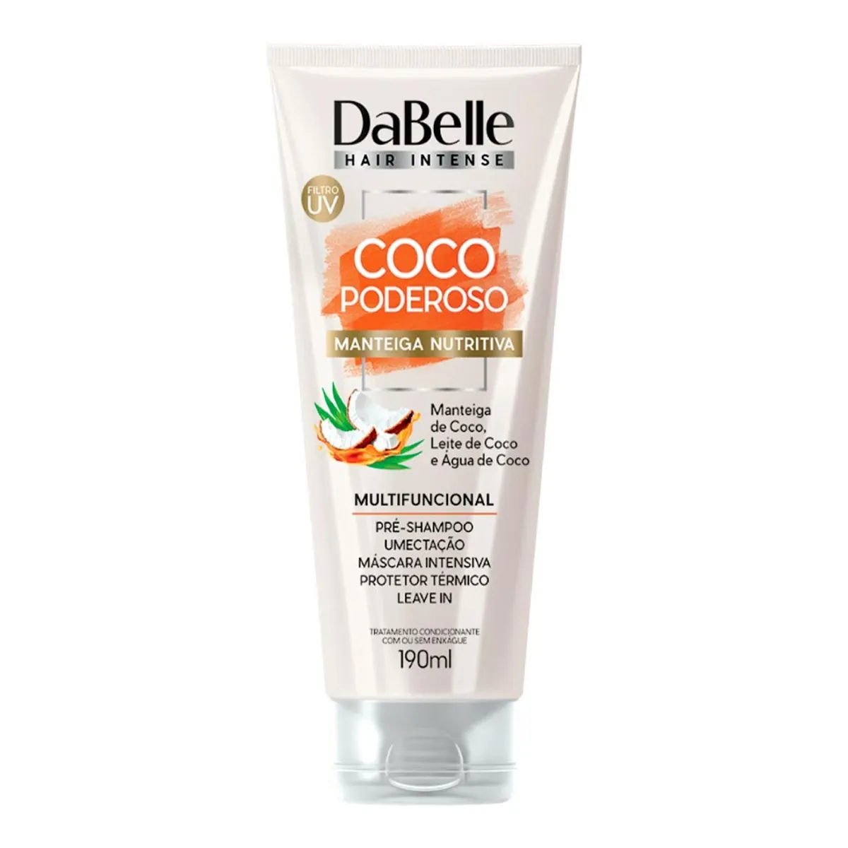 Manteiga Nutritiva Dabelle 190ml Coco Poderoso