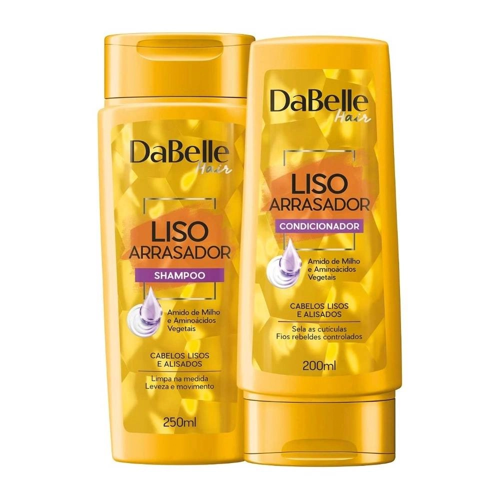 Kit Dabelle Sh 250ml Cond 200ml Liso Arrasador 1un
