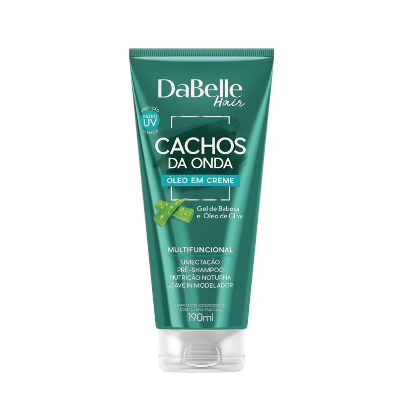 Oleo Em Creme Dabelle 190ml Cachos Da Onda