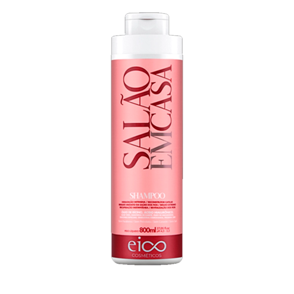 Shampoo Eico Salao Em Casa Hidratacao Intensiva 800ml