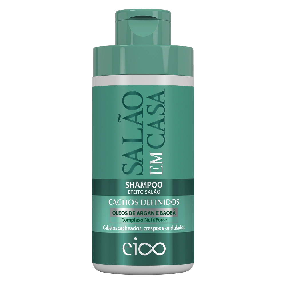 Shampoo Eico Salão Em Casa Cachos Definidos Frasco 450ml