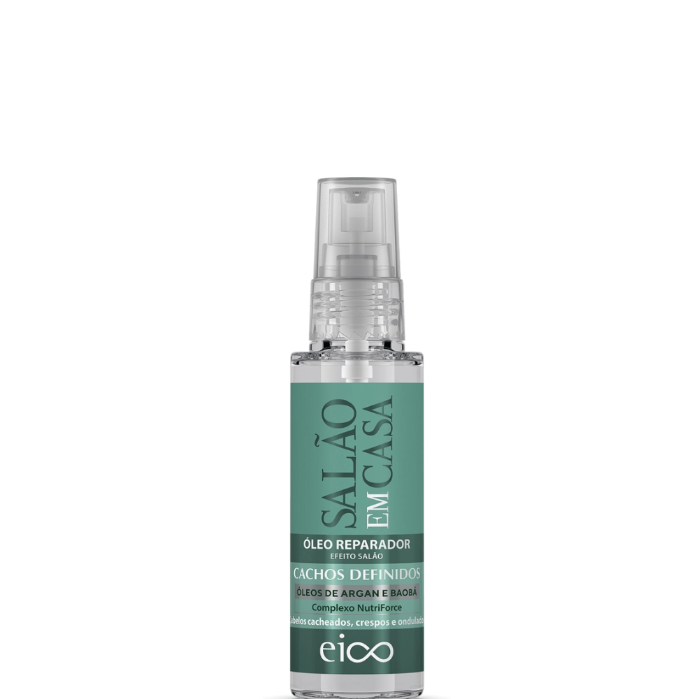 óleo Reparador Eico Salão Em Casa Cachos Definidos Frasco 60ml