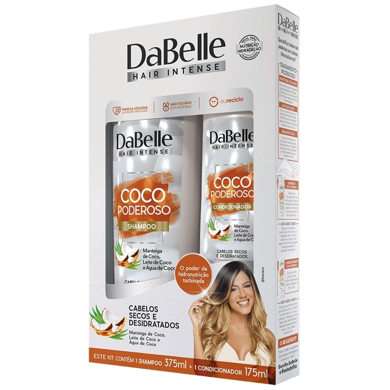 Kit Dabelle Sh Cond Coco Poderoso 2x550ml