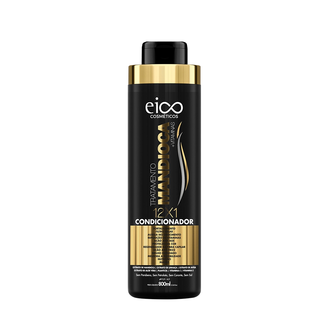 Condicionador Eico Tratamento Mandioca Frasco 800ml
