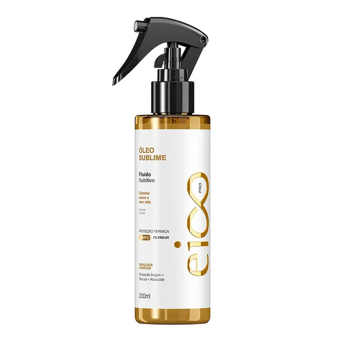 Fluido Nutritivo Eico Pro óleo Sublime Frasco 200ml Borrifador