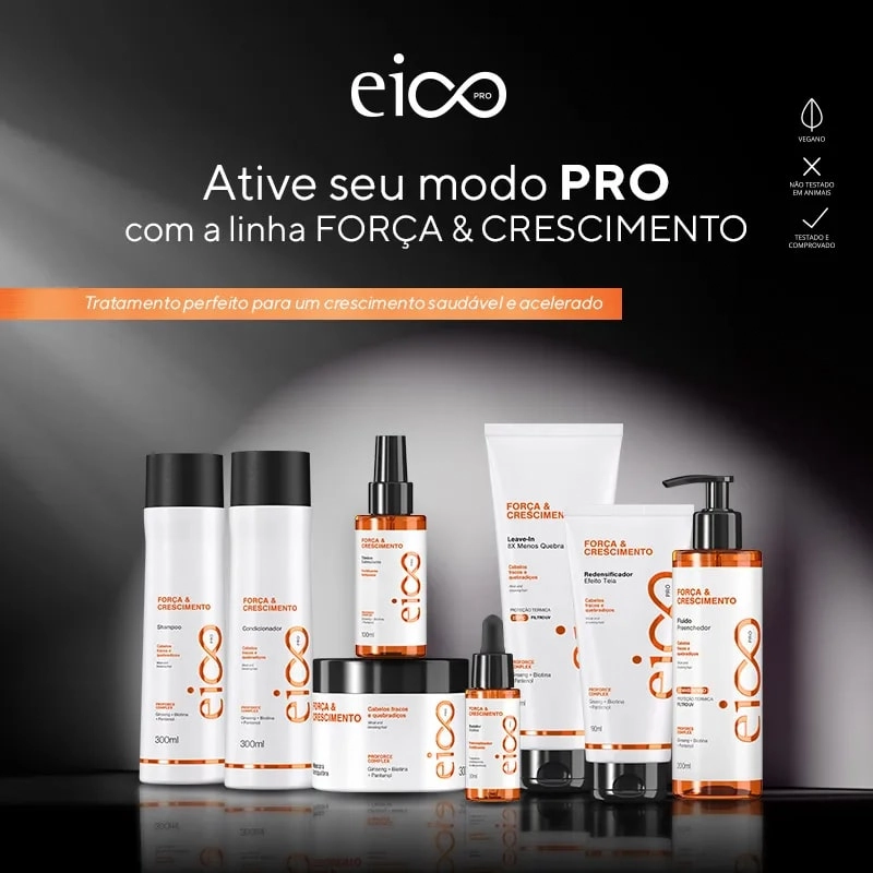 Fluido Preenchedor Eico Pro Força Crescimento Frasco 200ml