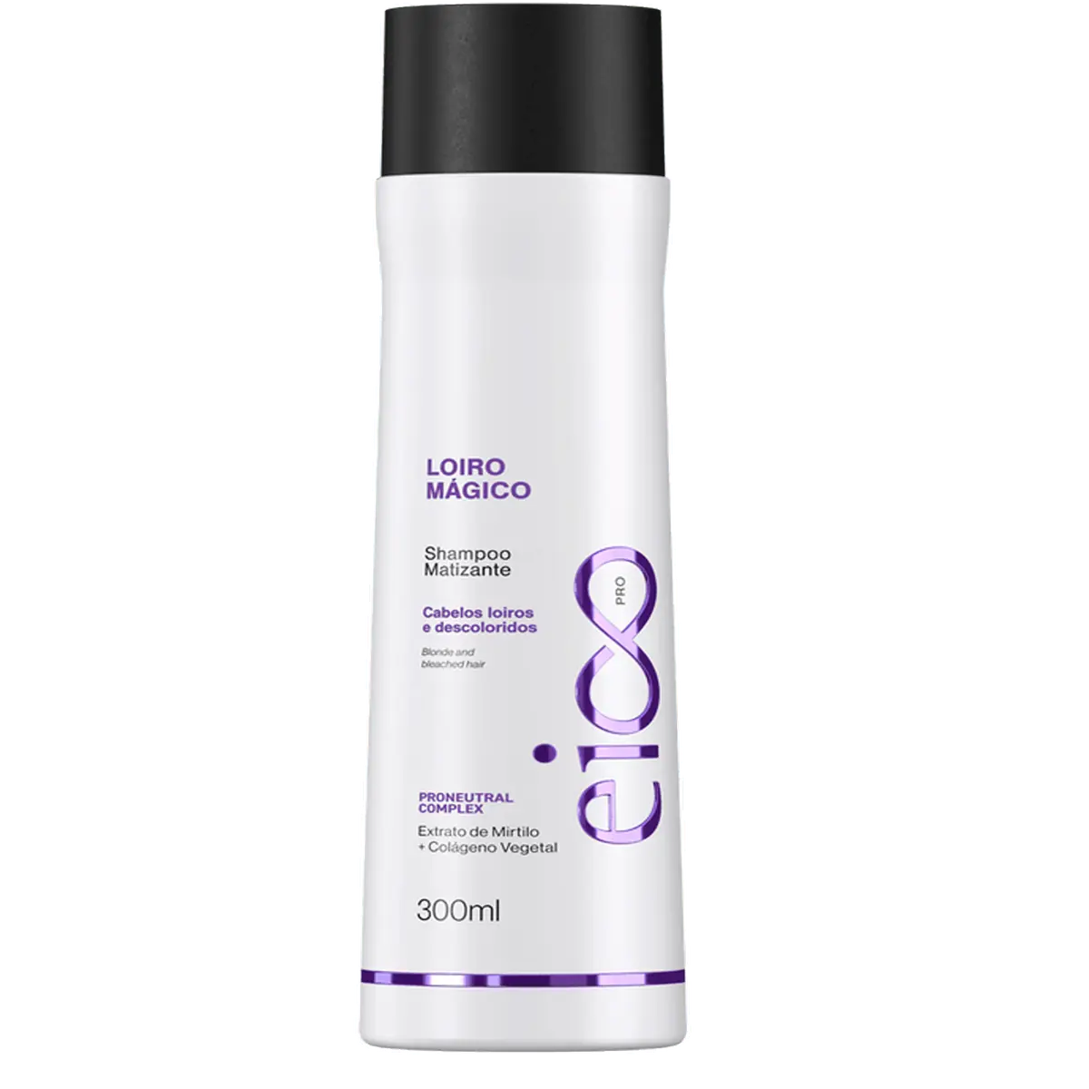 Shampoo Matizador Eico Pro Loiro Mágico Frasco 300ml