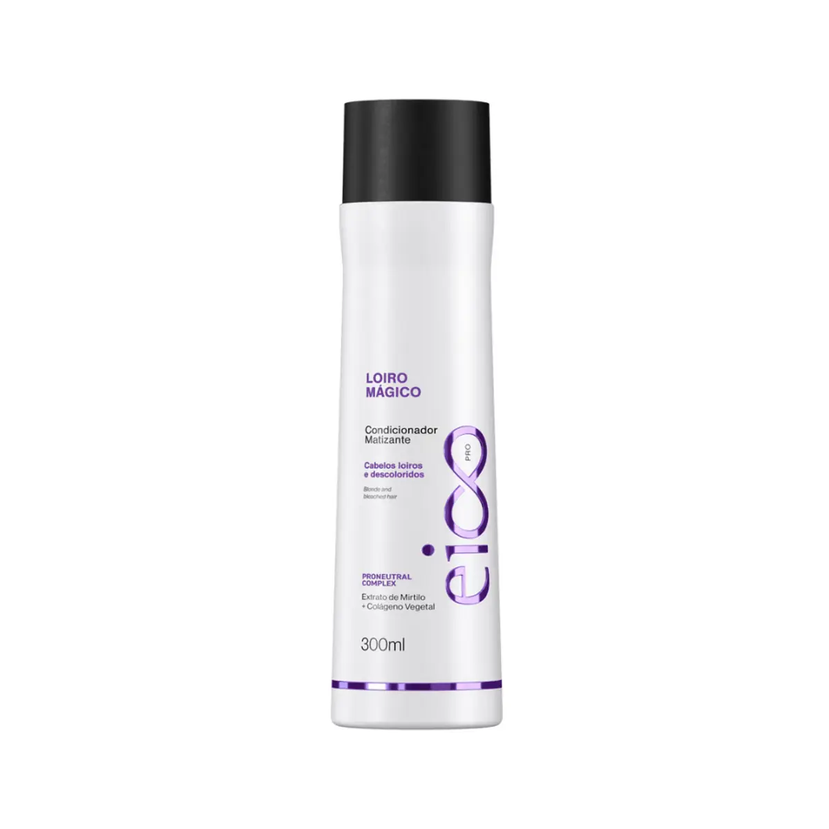 Condicionador Matizador Eico Pro Loiro Mágico Frasco 300ml