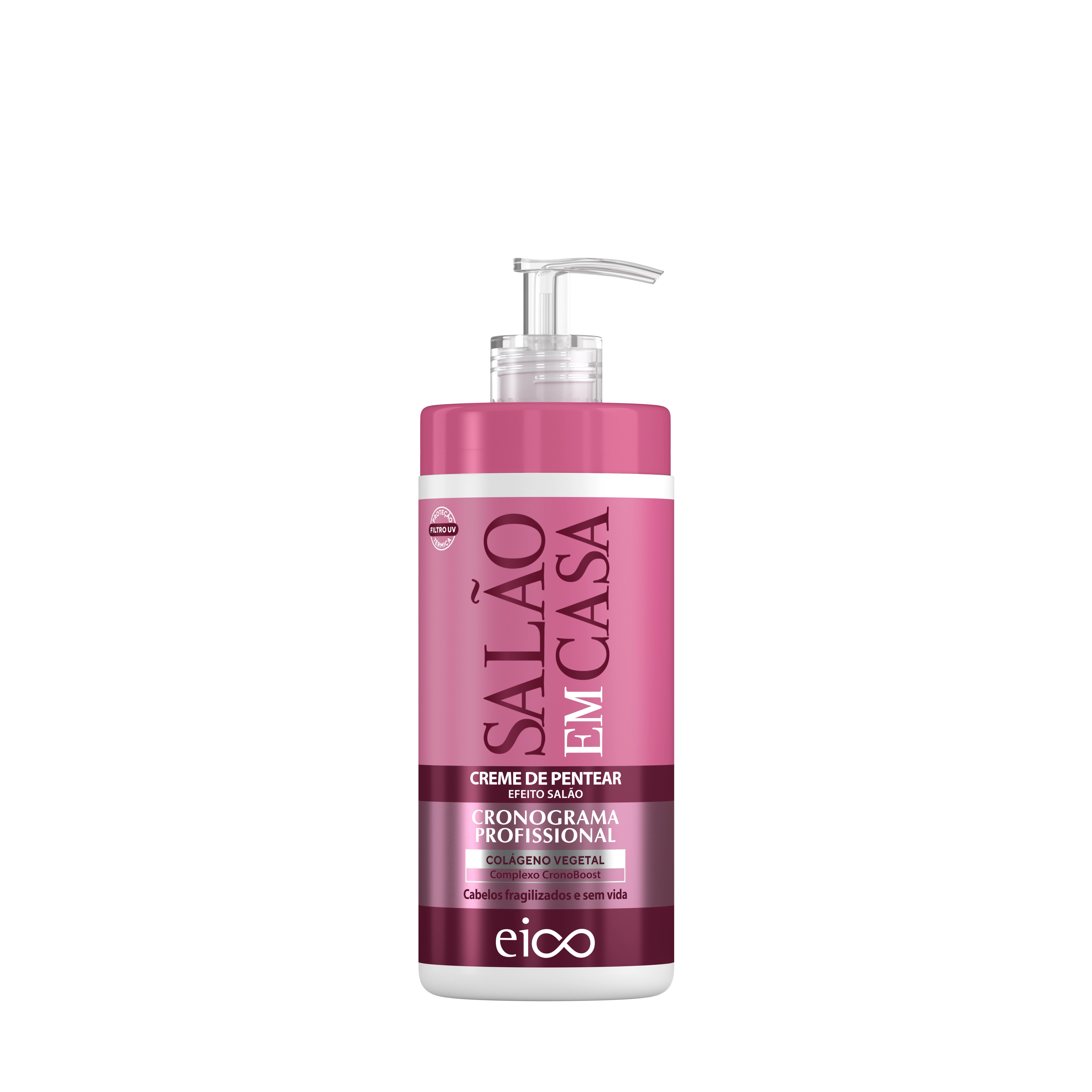 Creme Pentear Eico 600ml Cronograma Prof