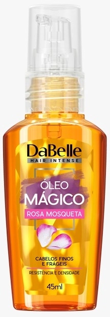 óleo Rosa Mosqueta Dabelle Hair Intense Mágico Frasco 45ml Pump