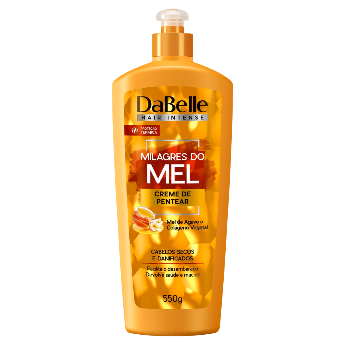 Creme Para Pentear Dabelle Hair Intense Milagres Do Mel Frasco 550g