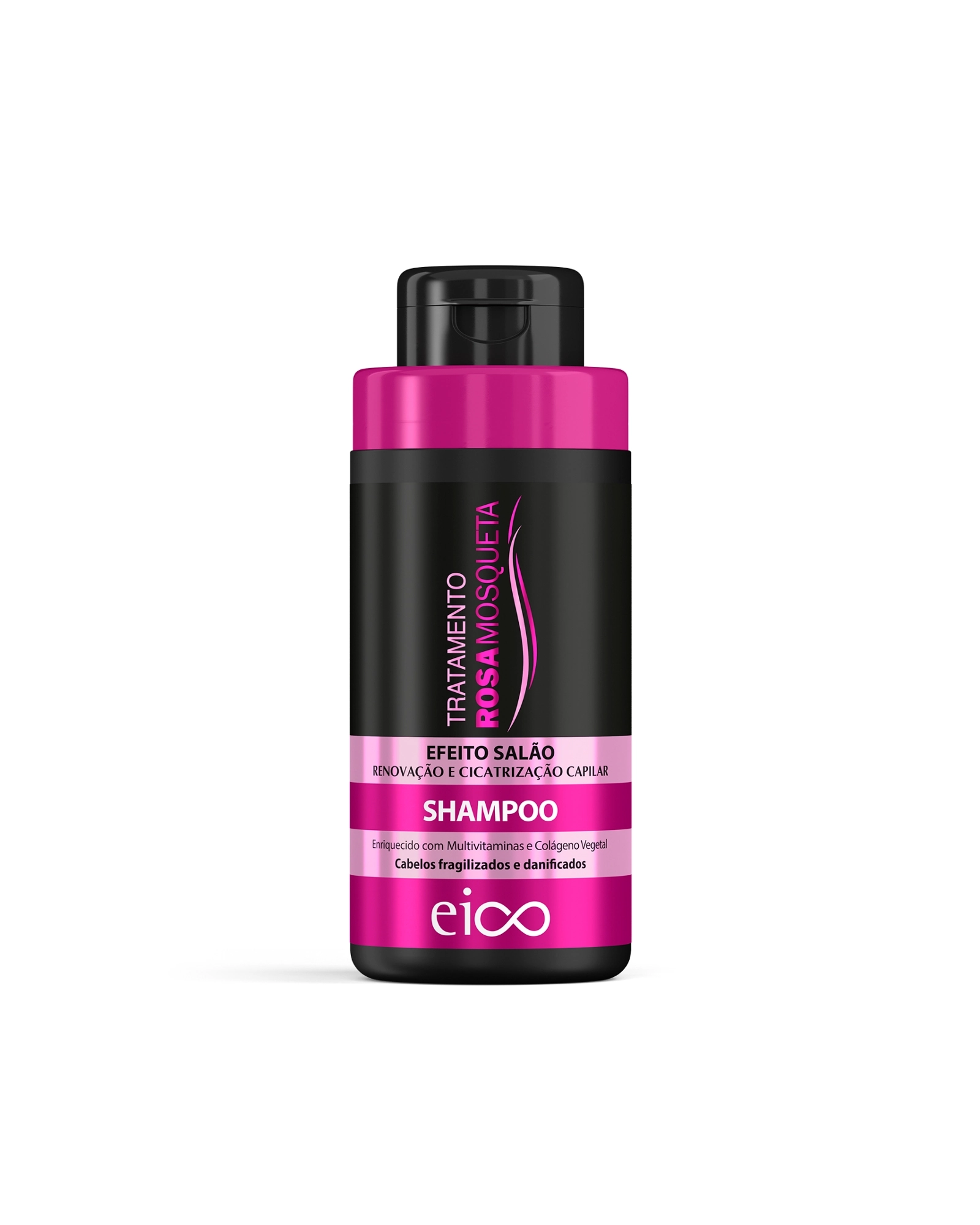 Shampoo Eico Tratamento Rosa Mosqueta Frasco 450ml