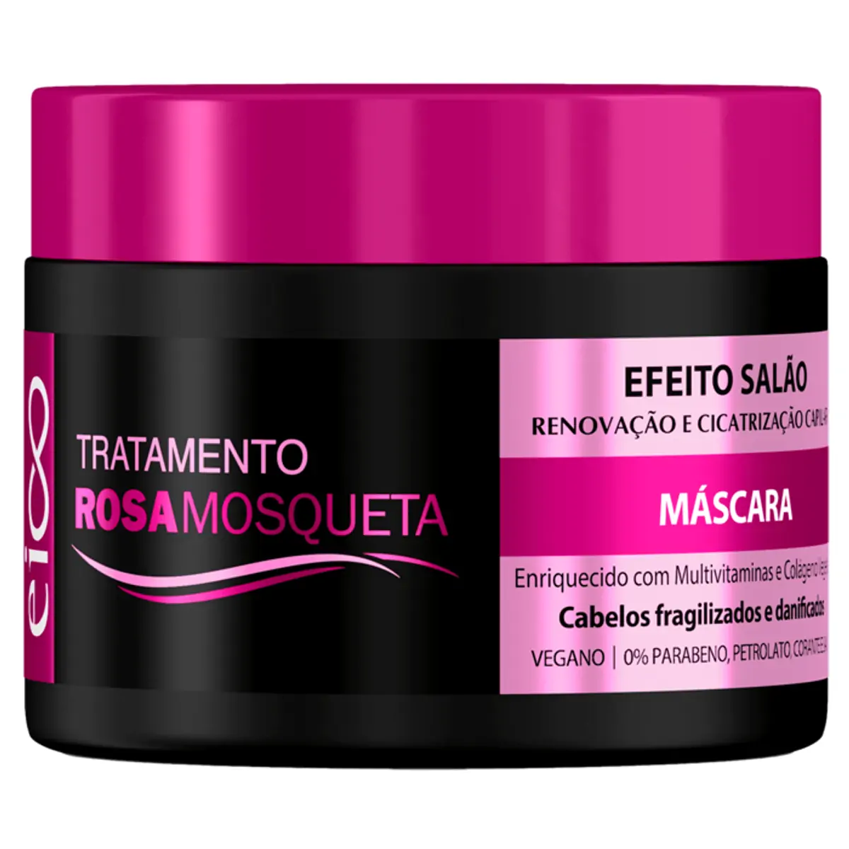 Máscara Eico Tratamento Rosa Mosqueta Pote 270g
