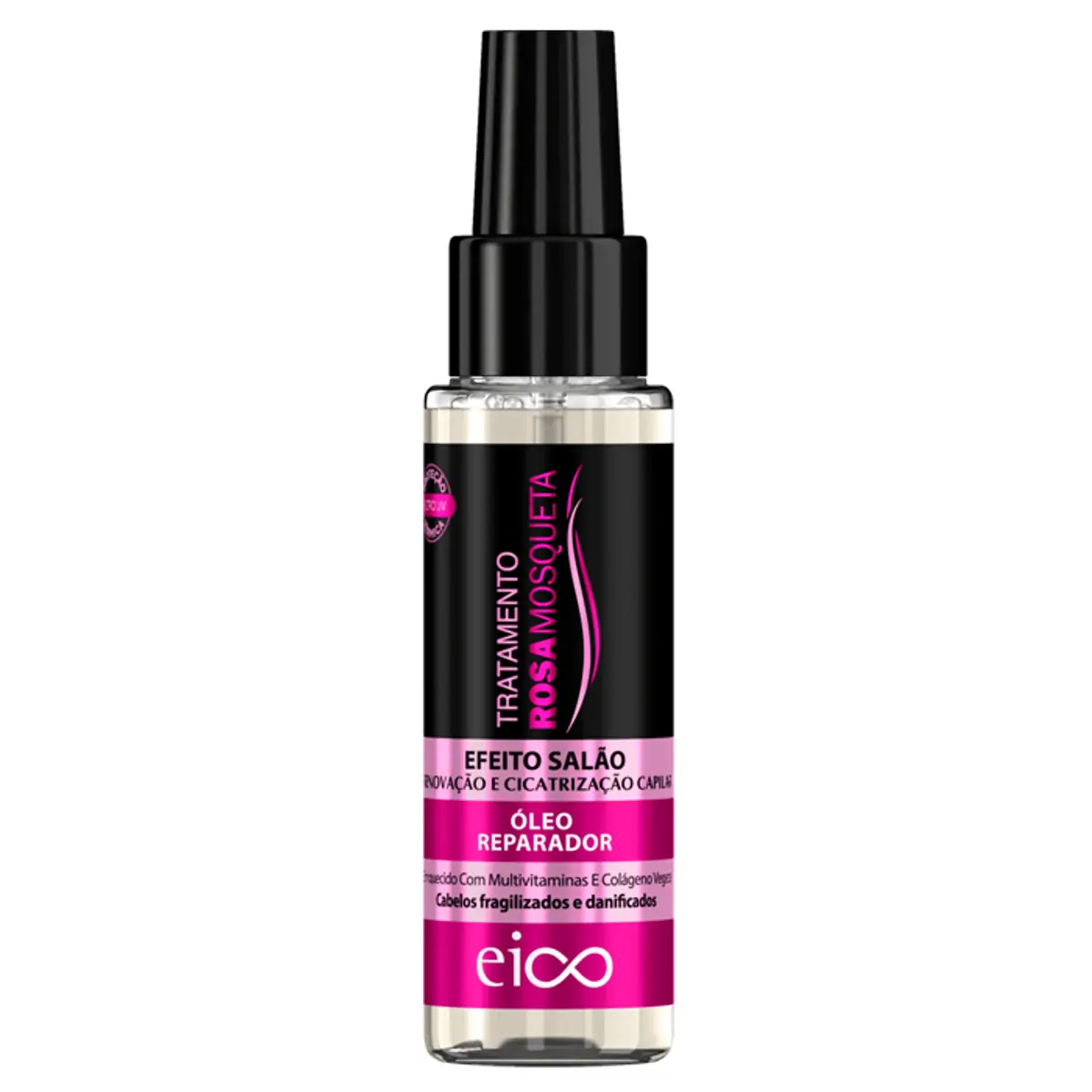 óleo Reparador Eico Tratamento Rosa Mosqueta Frasco 60ml Spray