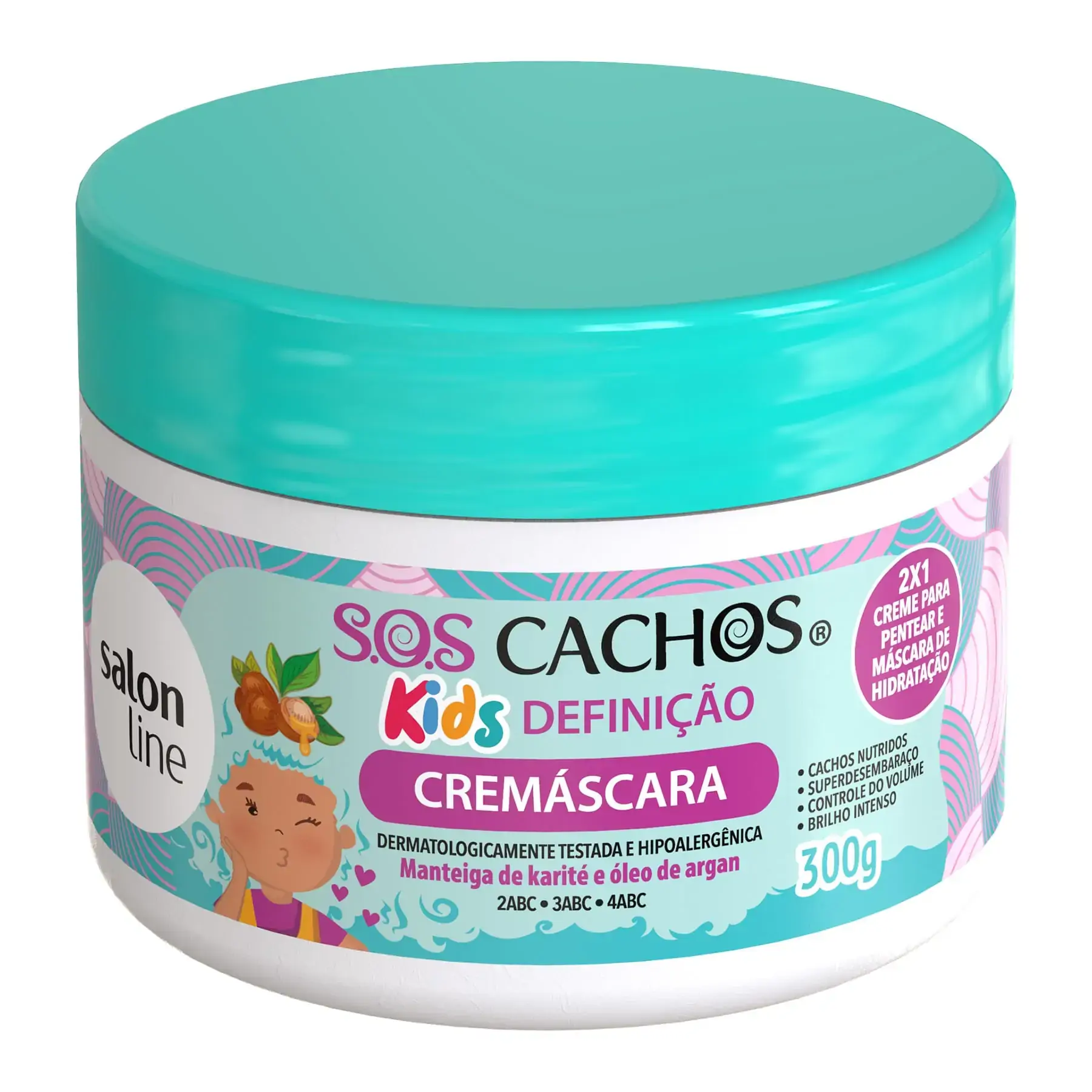 Cremáscara Salon Line SOS Cachos Kids Definição 300g