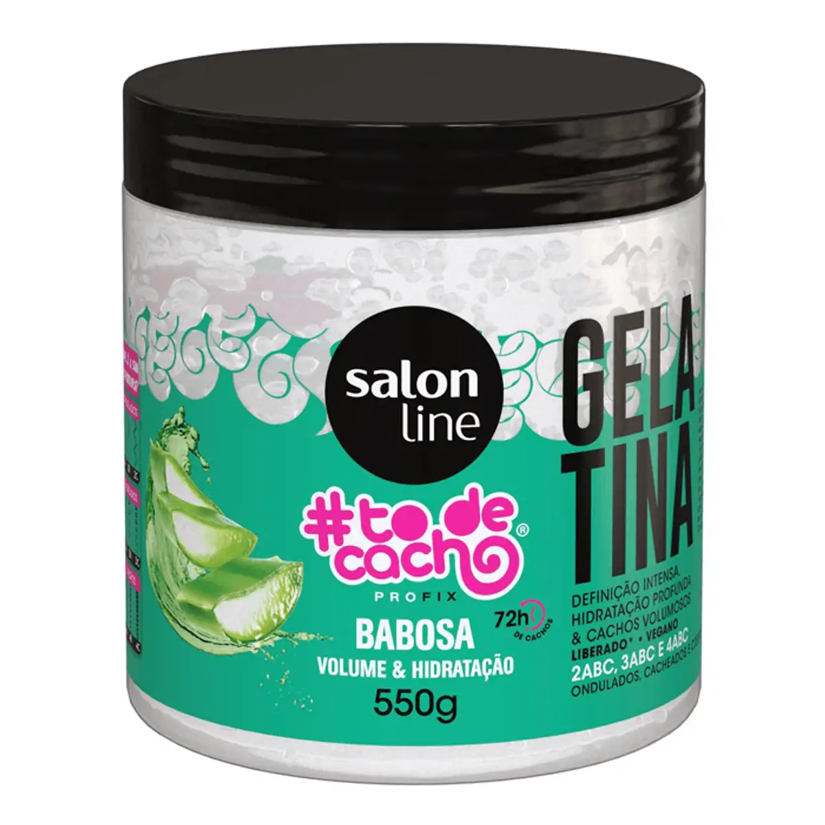 Gelatina Salon Line To De Cachos Babosa 550g