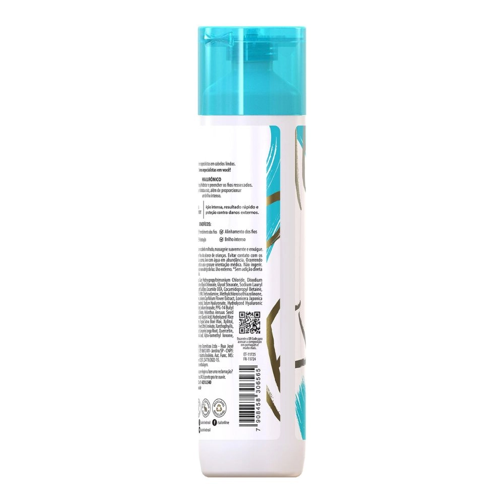Sh Salon Line Meu Liso 300ml Acido Hialuronico