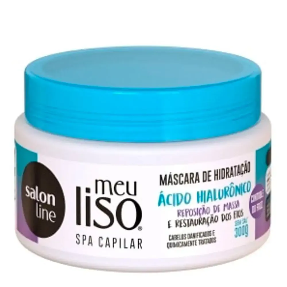 Masc Salon Line Meu Liso 300gr Acido Hialuronico