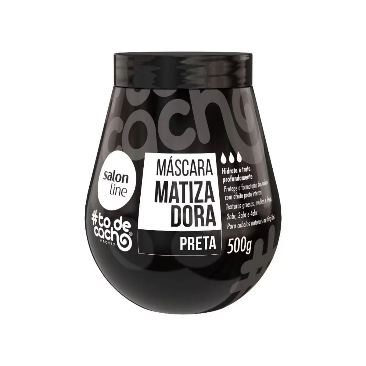 Creme/mascara Matizadora Salon Line Todecacho Preta Maionese 500g