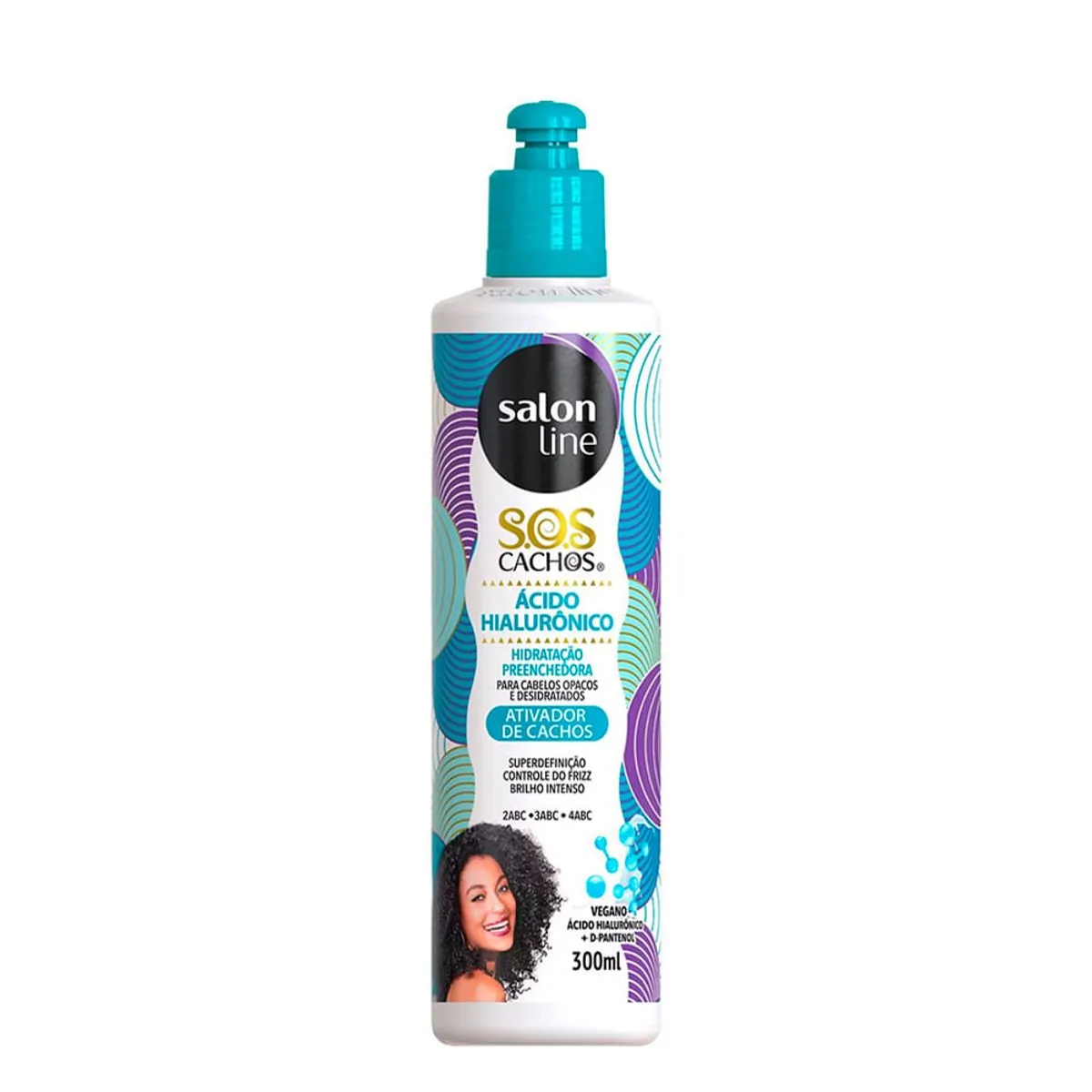 Ativador De Cachos Salon Line Sos Acido Hialuronico 300ml
