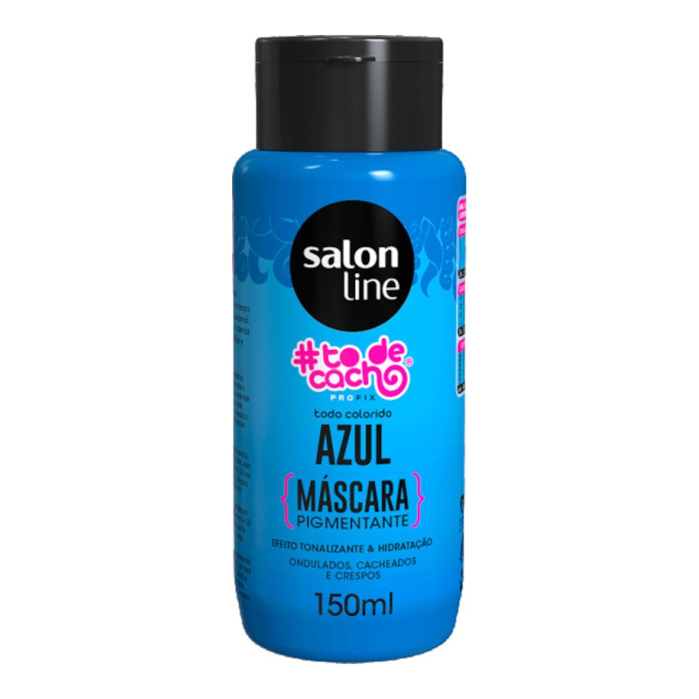 Mascara Pigmentante Salon Line Todecacho Azul 150ml