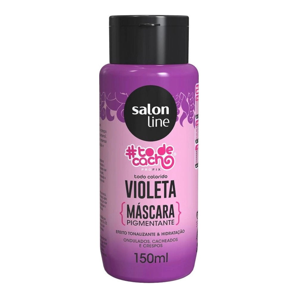 Mascara Pigmentante Salon Line Todecacho Violeta 150ml