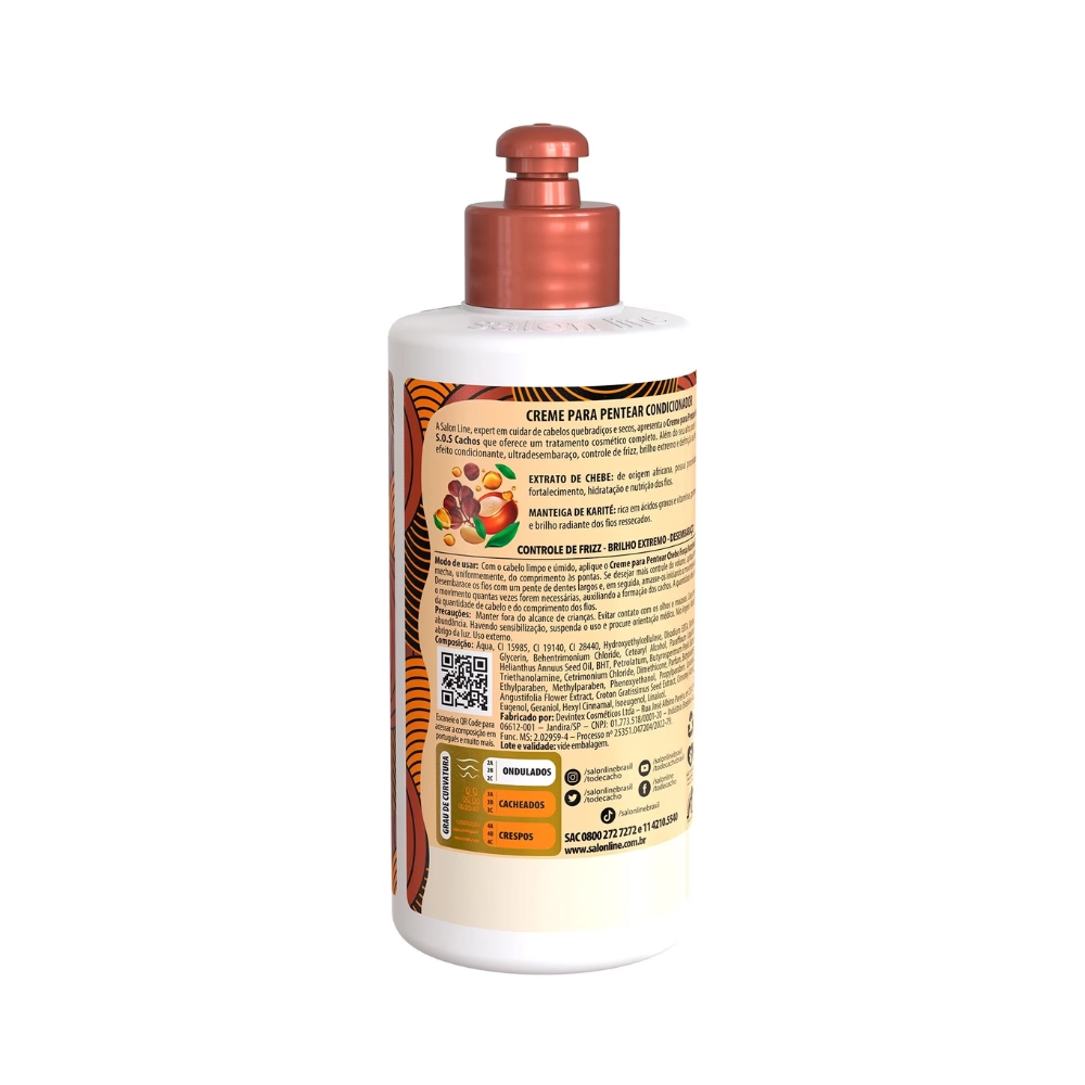 Creme P/pentear Salon Line Sos Chebe 300ml