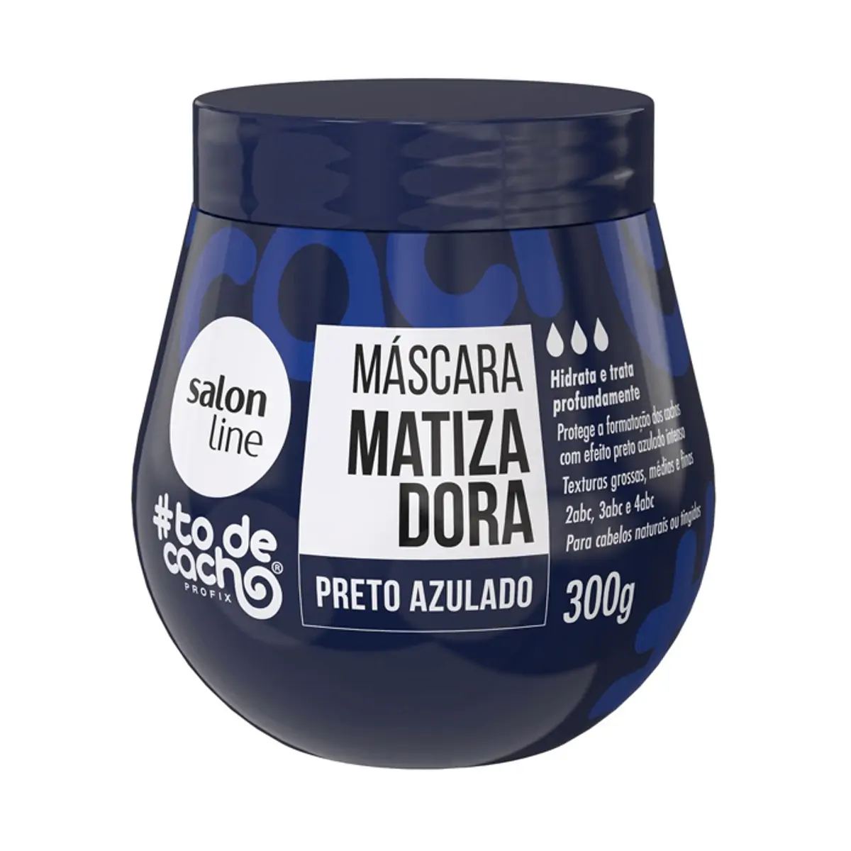 Salon Line Todecacho Masc Matiz 300gr Preta