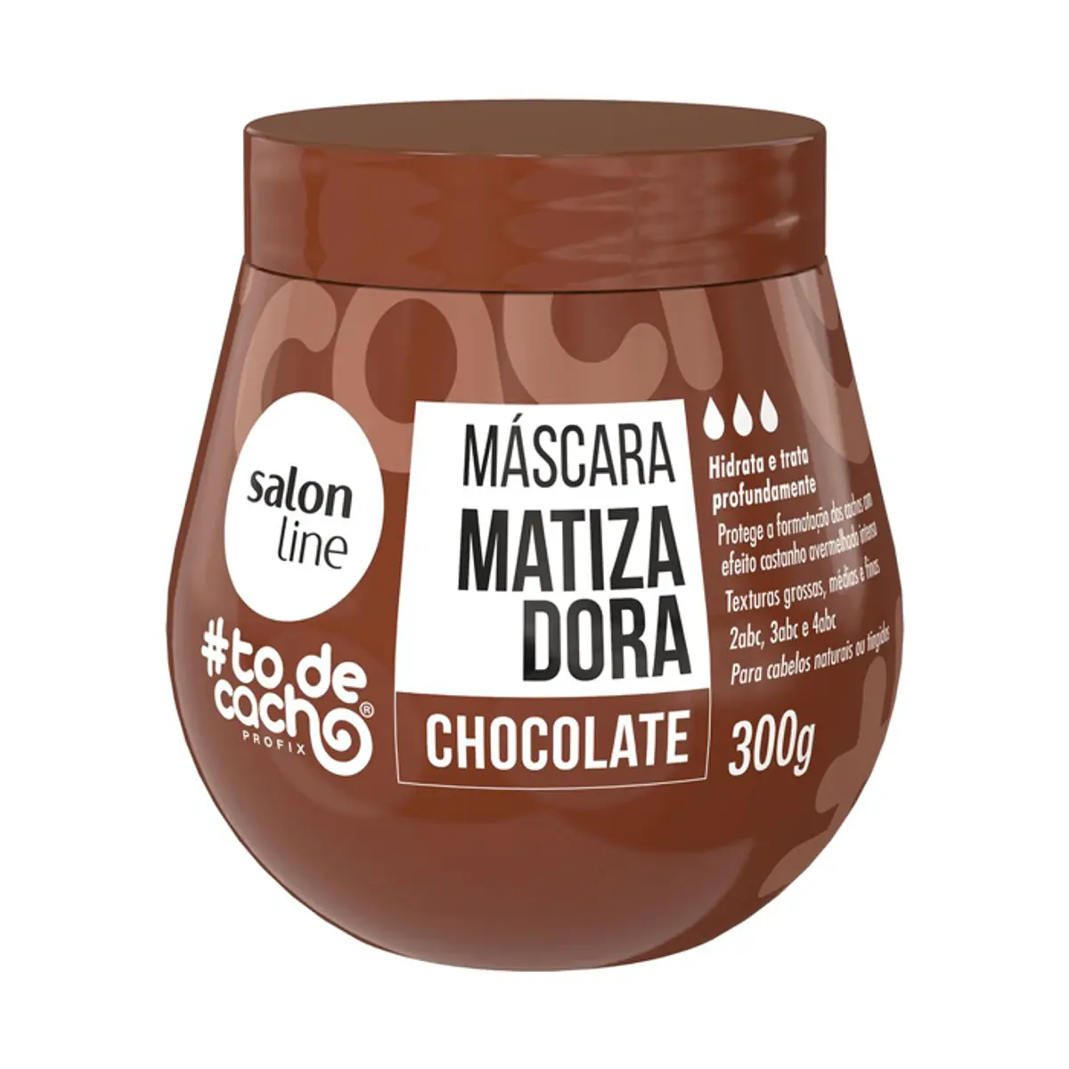 Masc Cap S Line Todecacho 300gr Condicionante Matiz Chocolate