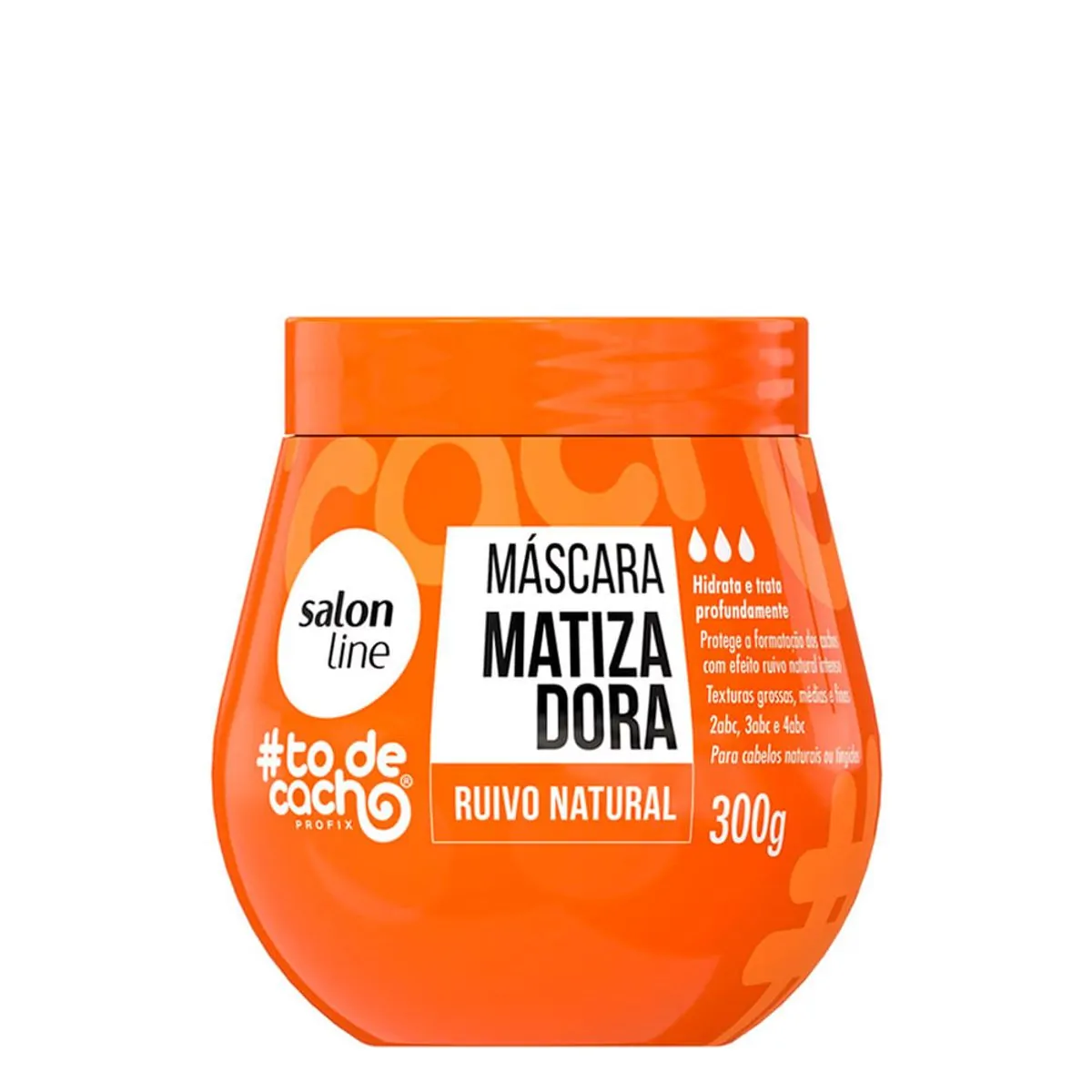 Masc Cap S Line Todecacho 300gr Condicionante Matiz Ruivo Natural