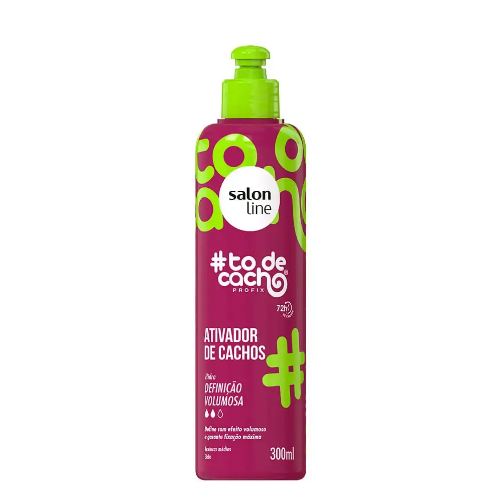 Ativ Cachos S Line Todecacho 300ml Condicionador Hidra Definicao Volumosa