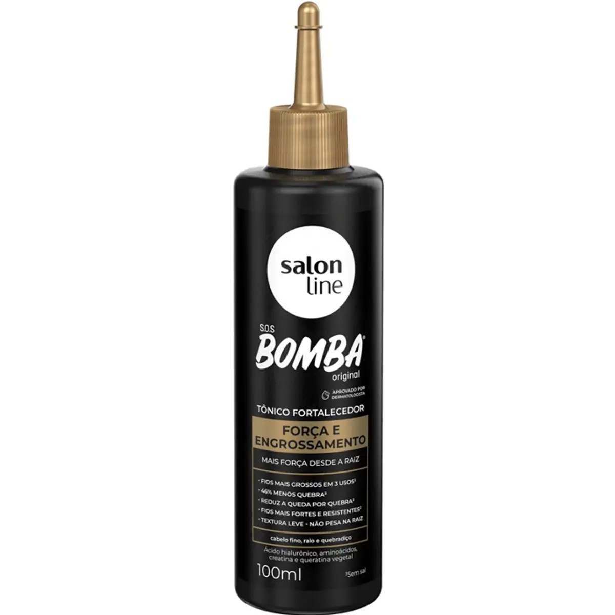 Tonico Cap S Line Sos Bomba 100ml Fortalecedor Forca E Engrossamento
