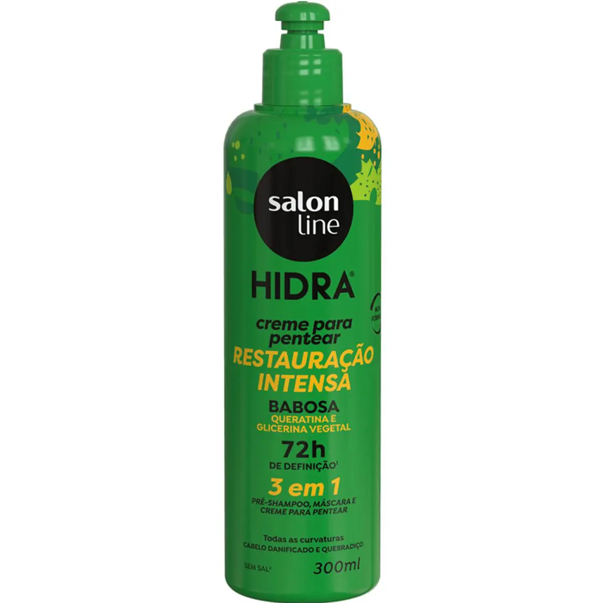 Salon Line Sos Cachos Cr Pentear Hidra 300ml 3 Em 1 Babosa