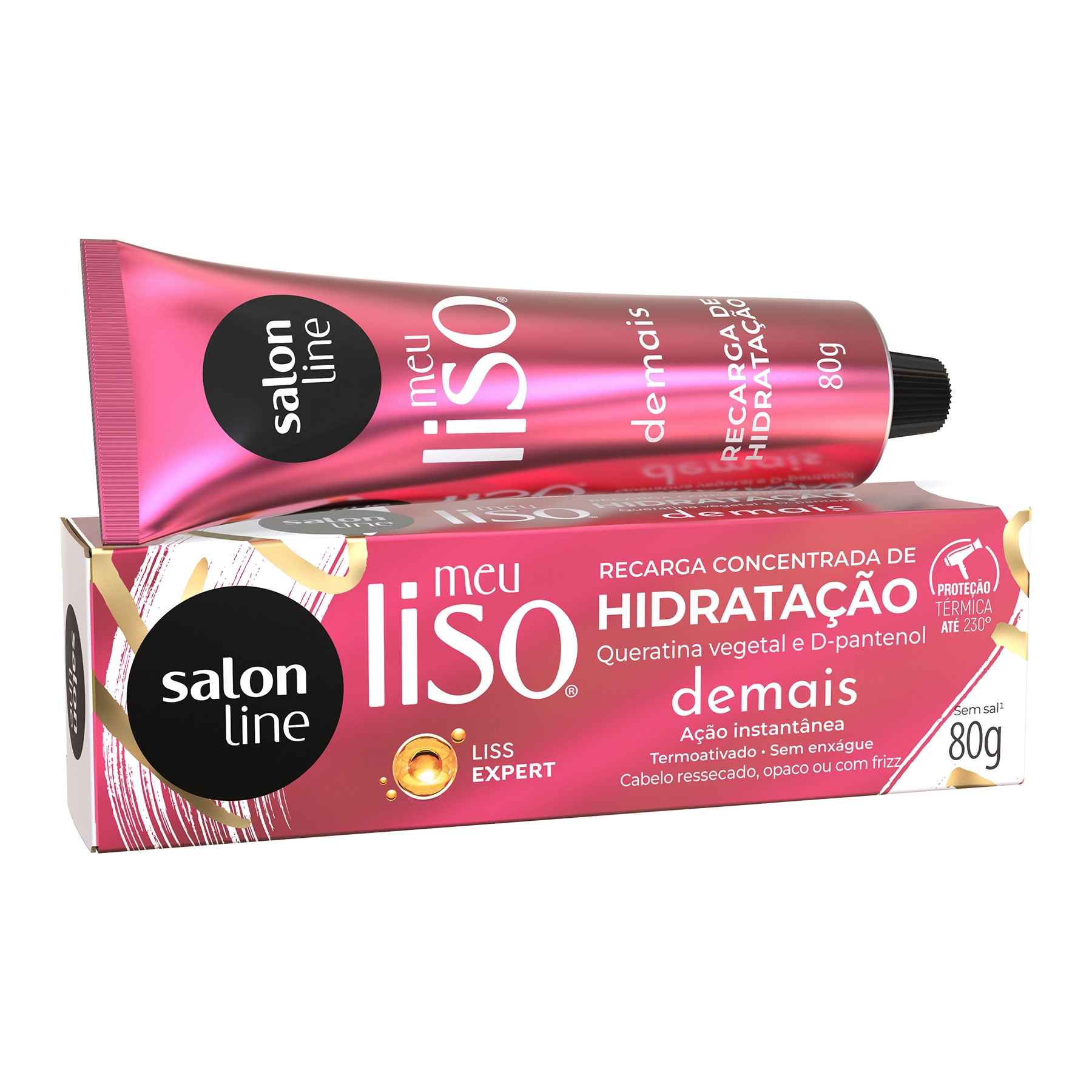 Recarga Concentrada S Line Meu Liso 80g Hidratacao Demais