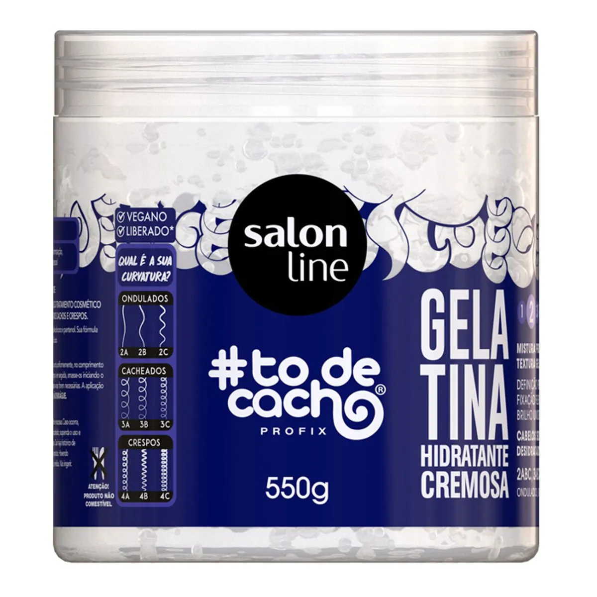 Salon Line Todecacho Gelatina 550g Hidr Cremosa
