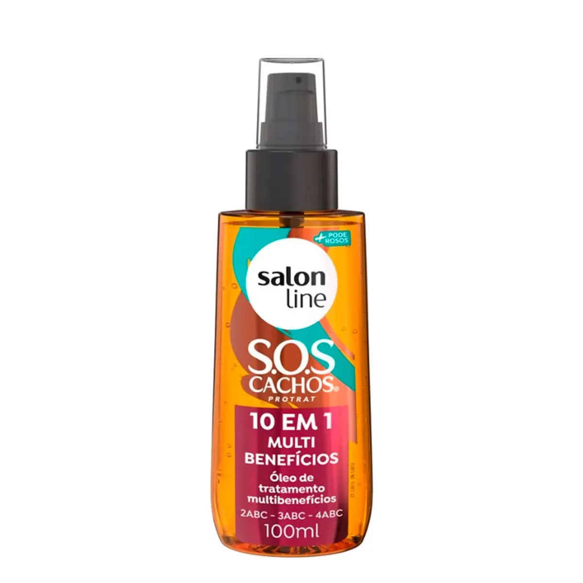 Salon Line Sos Cachos Oleo 100ml 10 Em 1 Multibeneficios Poderosos