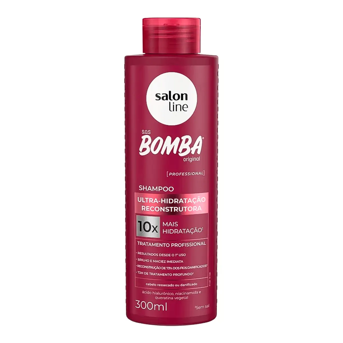 Salon Line Bomba Sh 300ml Ultra Hidr Reconst